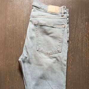 Zara Light Blue Denim Pants